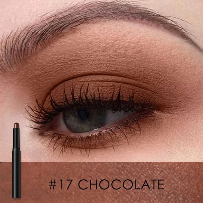 2-in-1 Lidschatten Eyeliner Stift für Damen | Wasserfest & Wischfest | Hypoallergen, Aufbaubar, Kein Primer nötig 17