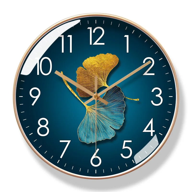 Geräuschlose Blumen-Wanduhr aus Kunststoff & Glas | 25 oder 30 cm, 6 Farbvarianten | Präzises Quarzwerk ohne Ticken 2