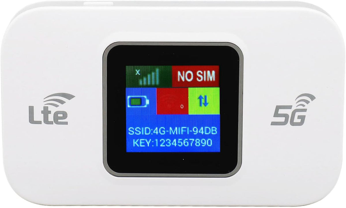 4G LTE USB WLAN Hotspot Modem | 300 Mbps WLAN, 150 Mbps LTE Geschwindigkeit | 3000mAh Akku für bis zu 10 Geräte