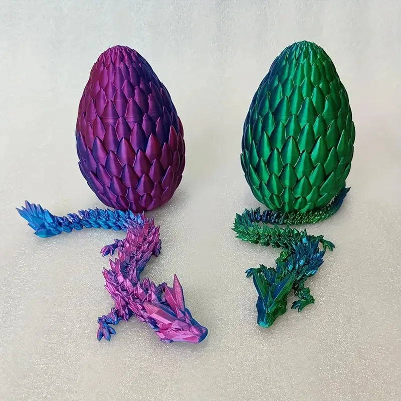Dragy™ - 3D-gedruckter, gelenkiger Kristalldrache
