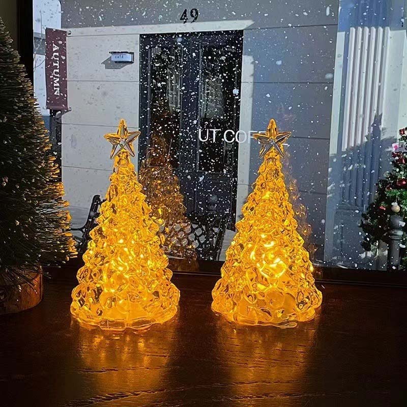 LED Weihnachtskerzen 4er Set | Flammenlos & Rauchfrei | Batteriebetrieben mit Warmweißem Licht für Baum und Fensterbank 10