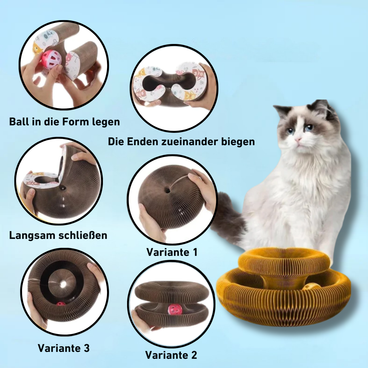 PurrPurrPlay™ - Interaktives Katzenspielzeug