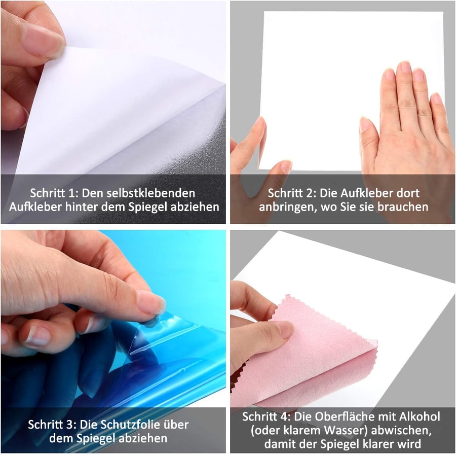 FlexiMirror™ – Flexible, bruchsichere Spiegel-Folie