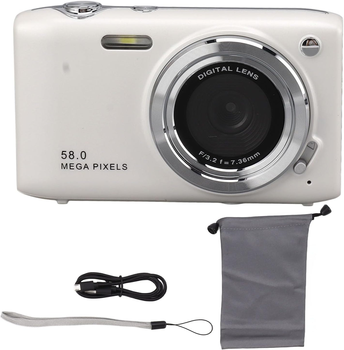 Kompakte 4K Digitalkamera mit 58MP Fotos | 16-facher Zoom & 2,88-Zoll-Display | Wiederaufladbarer Akku per USB 27