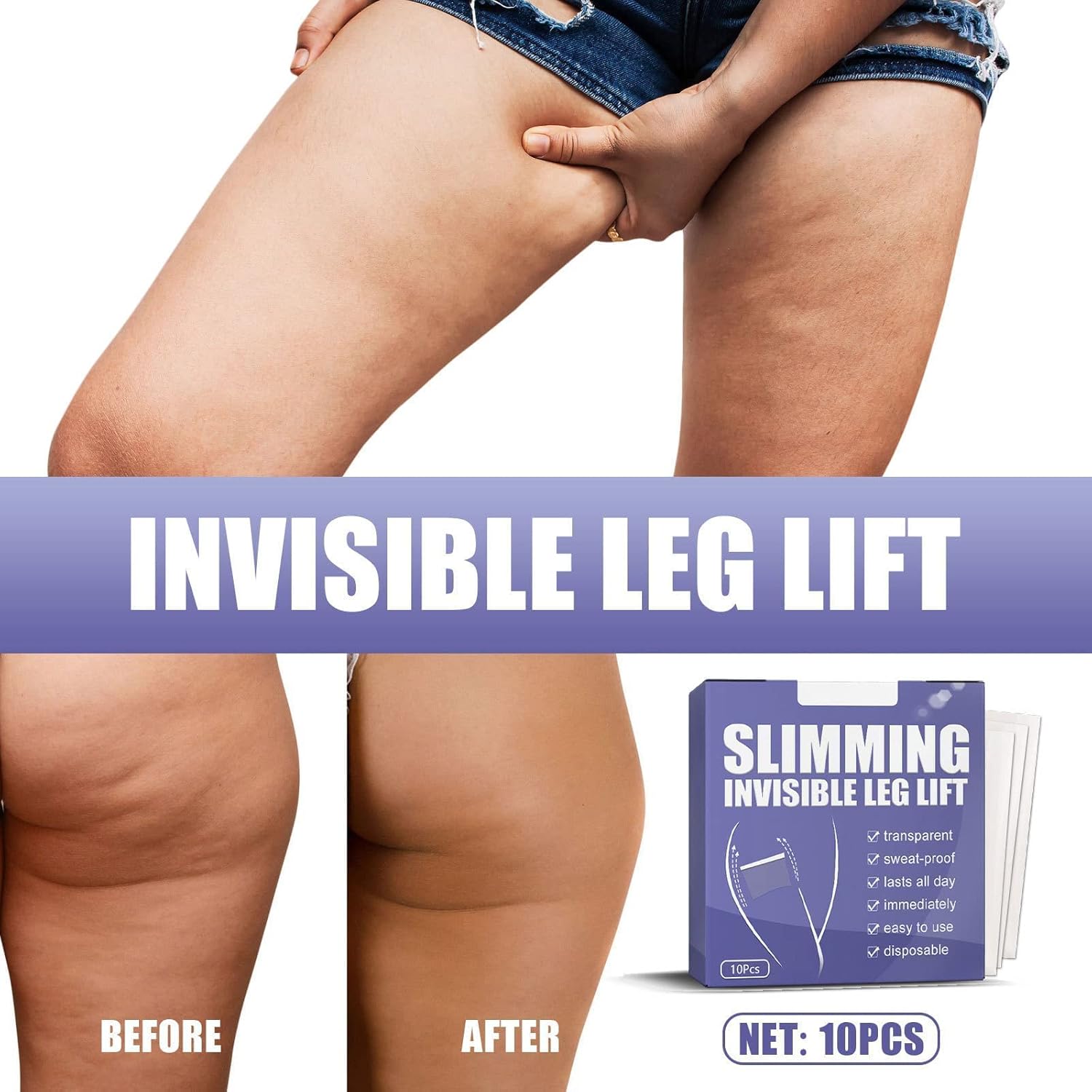 1+1 Gratis | LiftThigh™ – Unsichtbare Hautstraffungspflaster