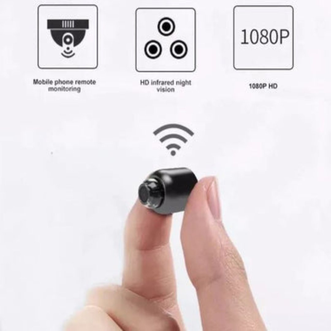 Mini Überwachungskamera WLAN Innen | 1080P Full HD, Nachtsicht & Bewegungsmelder | App-Steuerung, bis 64GB Speicher 11