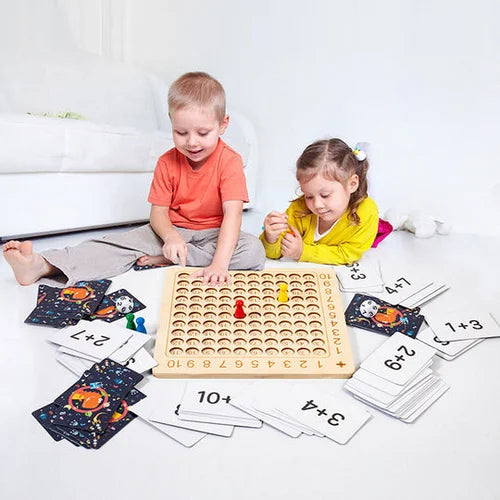 MathSmart™ – Multiplikationsspiel aus Holz für unterhaltsames Lernen