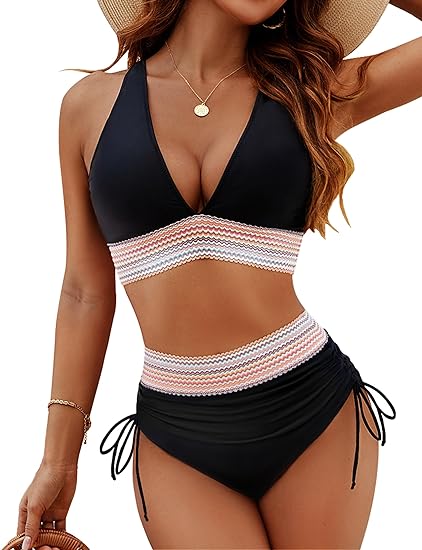 ErisLara™ – Bikini-Set für Damen mit hoher Taille
