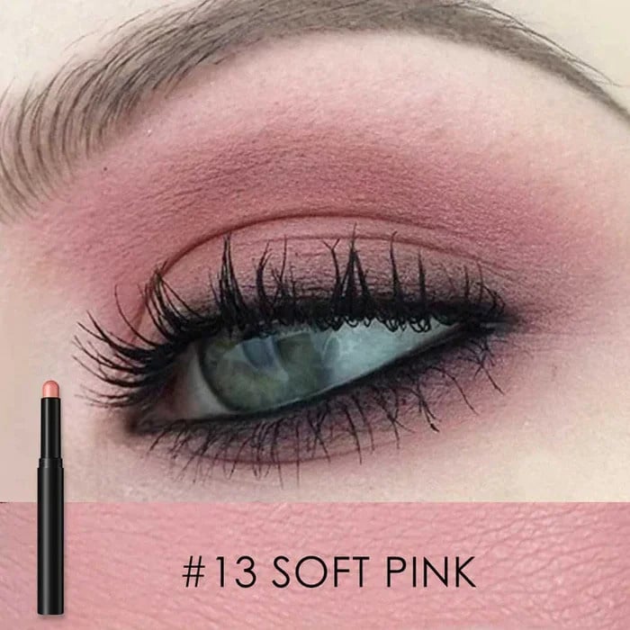 2-in-1 Lidschatten Eyeliner Stift für Damen | Wasserfest & Wischfest | Hypoallergen, Aufbaubar, Kein Primer nötig 13