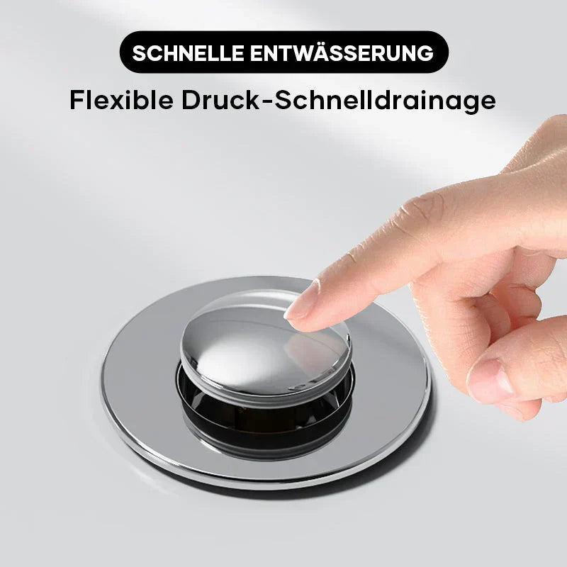 Abflusssieb Edelstahl | Bodenablauffilter, Waschbeckenverschluss und Haarfänger | Beugt Verstopfung und unangenehme Gerüche vor 10