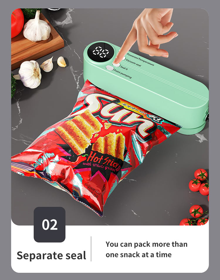 Kabelloses Mini-Vakuumiergerät Akkubetrieben für Sous-Vide 18