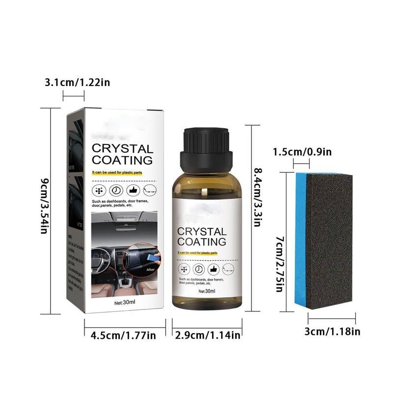 Autopflege-Set Kunststoff Glanzspray streifenfrei mit 6-Monate-Schutz