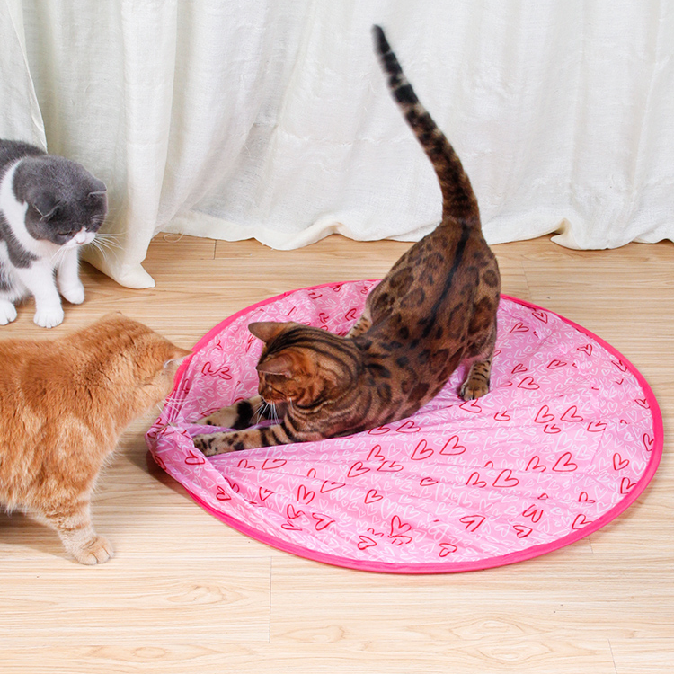 Interaktiver Katzenball mit Hindernisvermeidung | ABS/Silikon, 4,3 cm | Rosa oder Blau, geräuscharmes Rollen im Smart-Modus 18