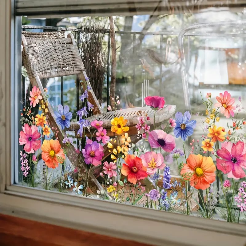 1+1 Gratis | FlowerSticky - Fenstersticker