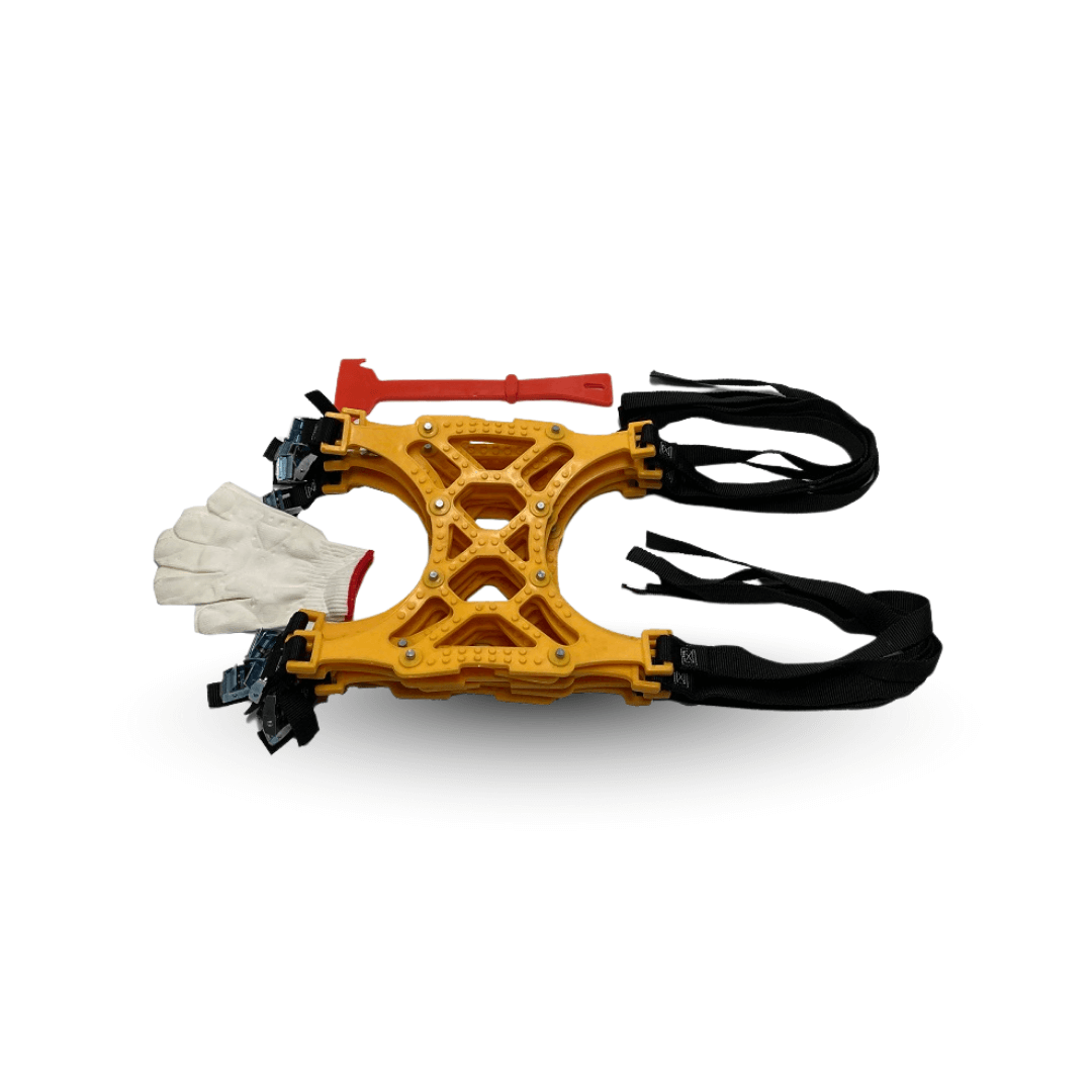 Schneeketten TPU & Stahl | 185-295 mm, 3er-Set für Auto, SUV & LKW | Rutschfest bis -50 °C, in Minuten montiert 12