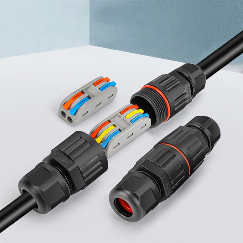 Wasserdichter Kabelverbinder Kunststoff | 0,08–4 mm² Querschnitt, Steckbar | Schützt Außenkabel vor Feuchtigkeit und Kurzschluss 9