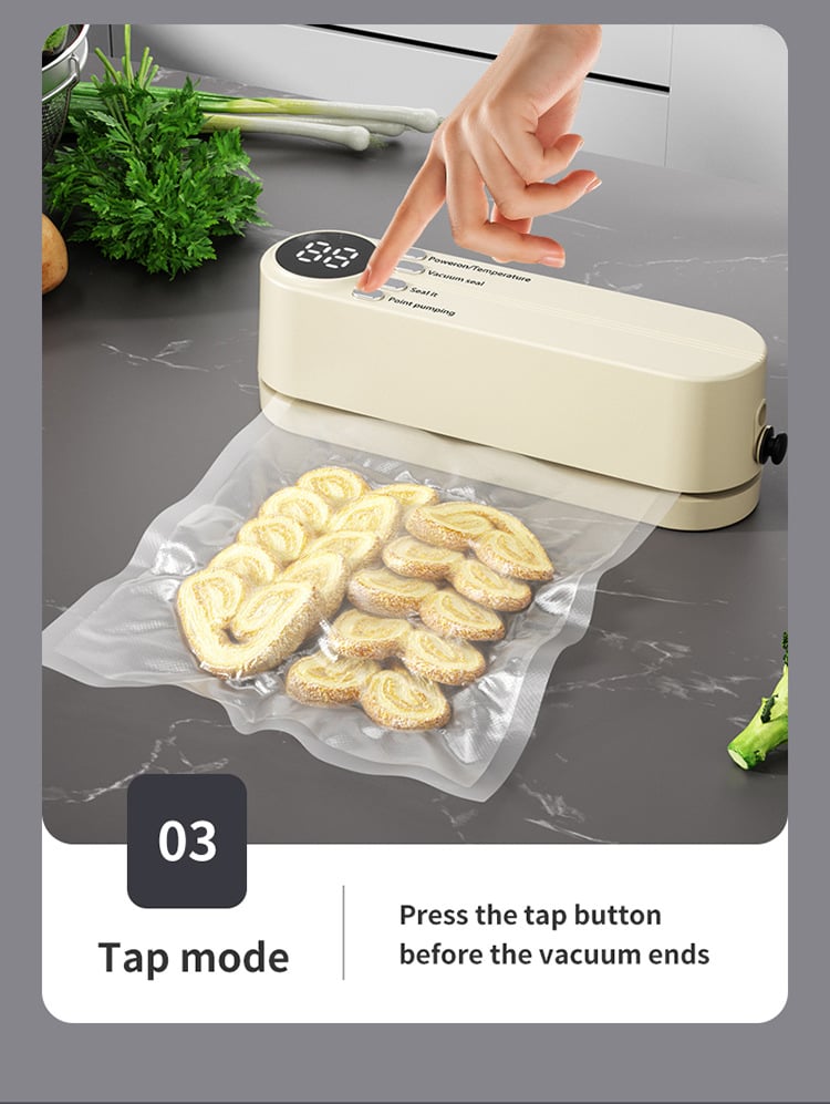 Kabelloses Mini-Vakuumiergerät Akkubetrieben für Sous-Vide 19
