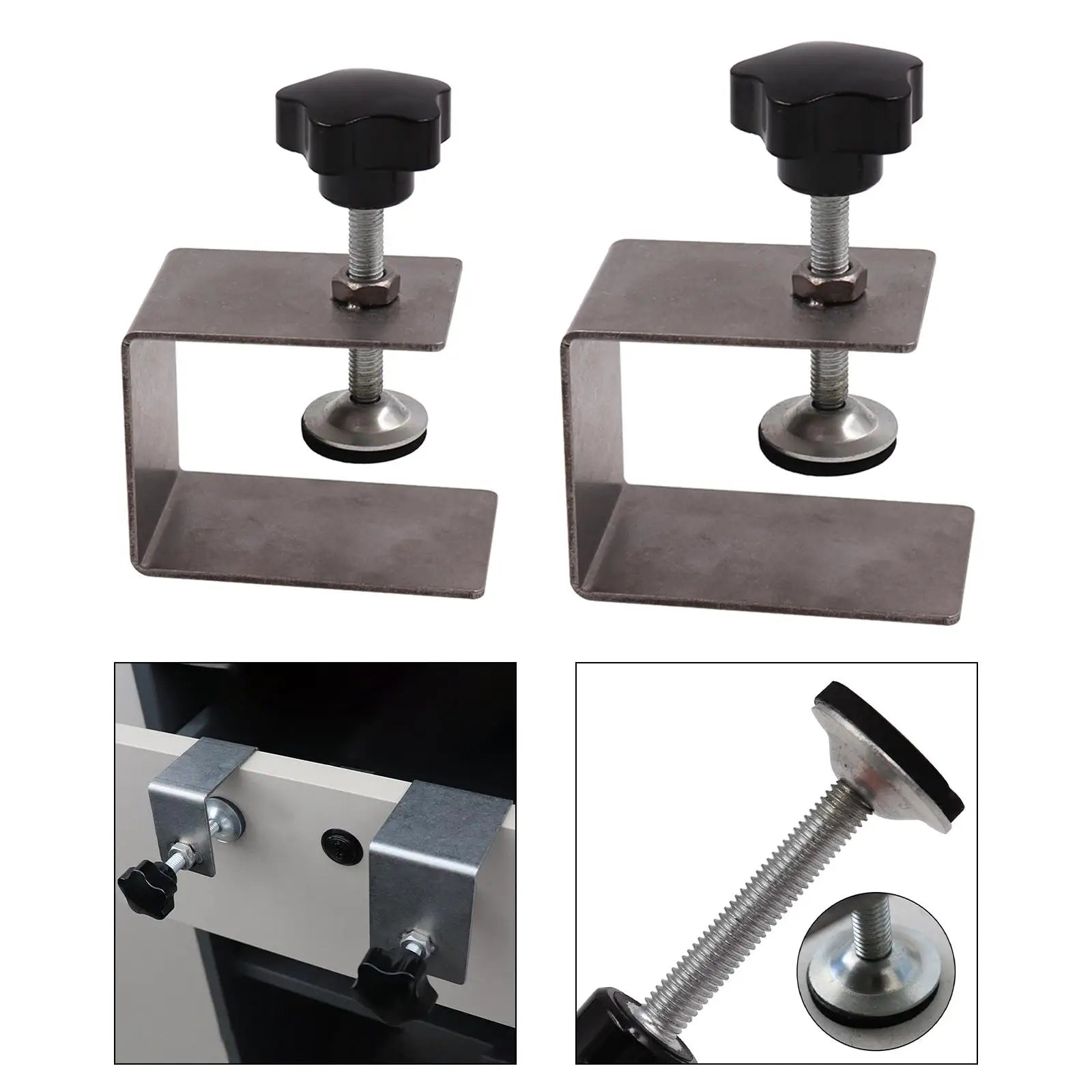 CraftClamps™ - Verstellbare Front-Montagezwingen für Schränke und Holzarbeiten (2 Stück)