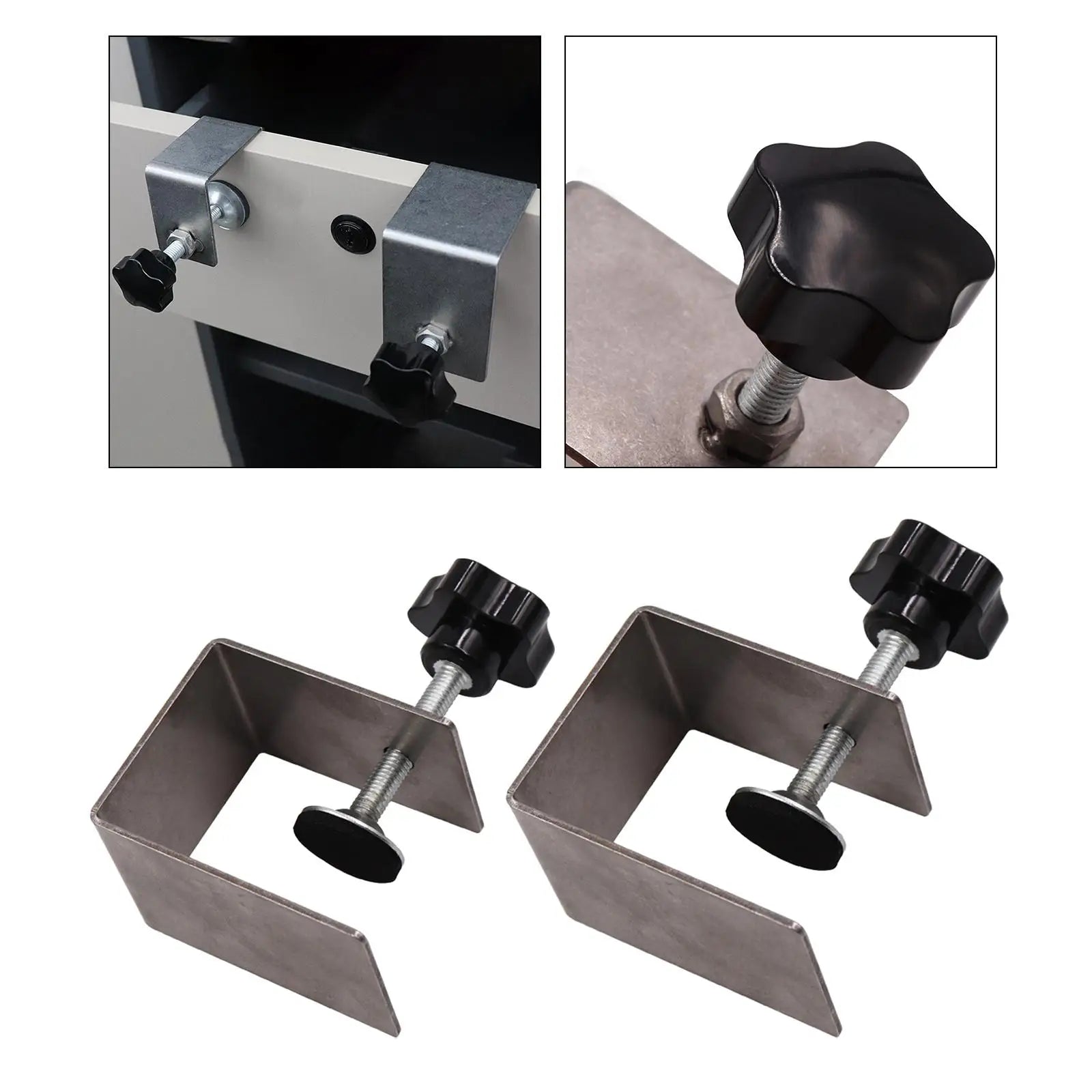 CraftClamps™ - Verstellbare Front-Montagezwingen für Schränke und Holzarbeiten (2 Stück)