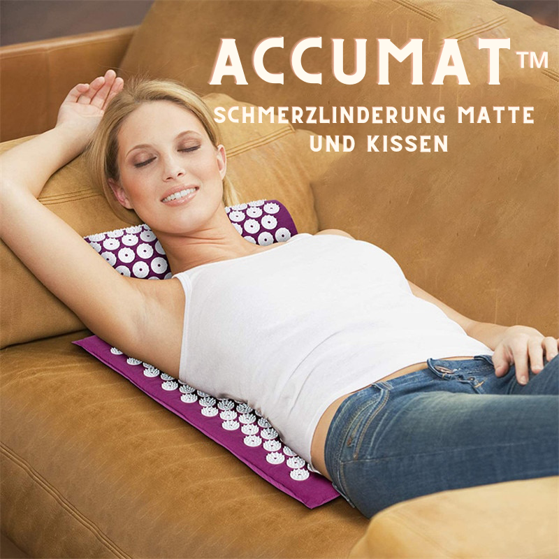 Akupressurmatte Set mit Nackenkissen | 6210 Akupressurpunkte für Rücken und Nacken | Fördert Entspannung und Durchblutung 1