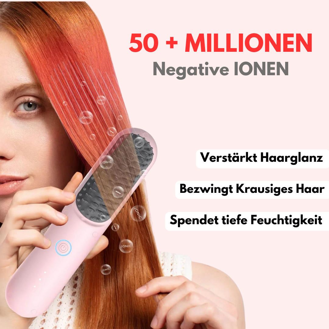 2-in-1 Haarstyler Glätteisen und Lockentool | Kompakt für unterwegs, Schwarz | Anpassbare Hitze für seidiges Volumen 7