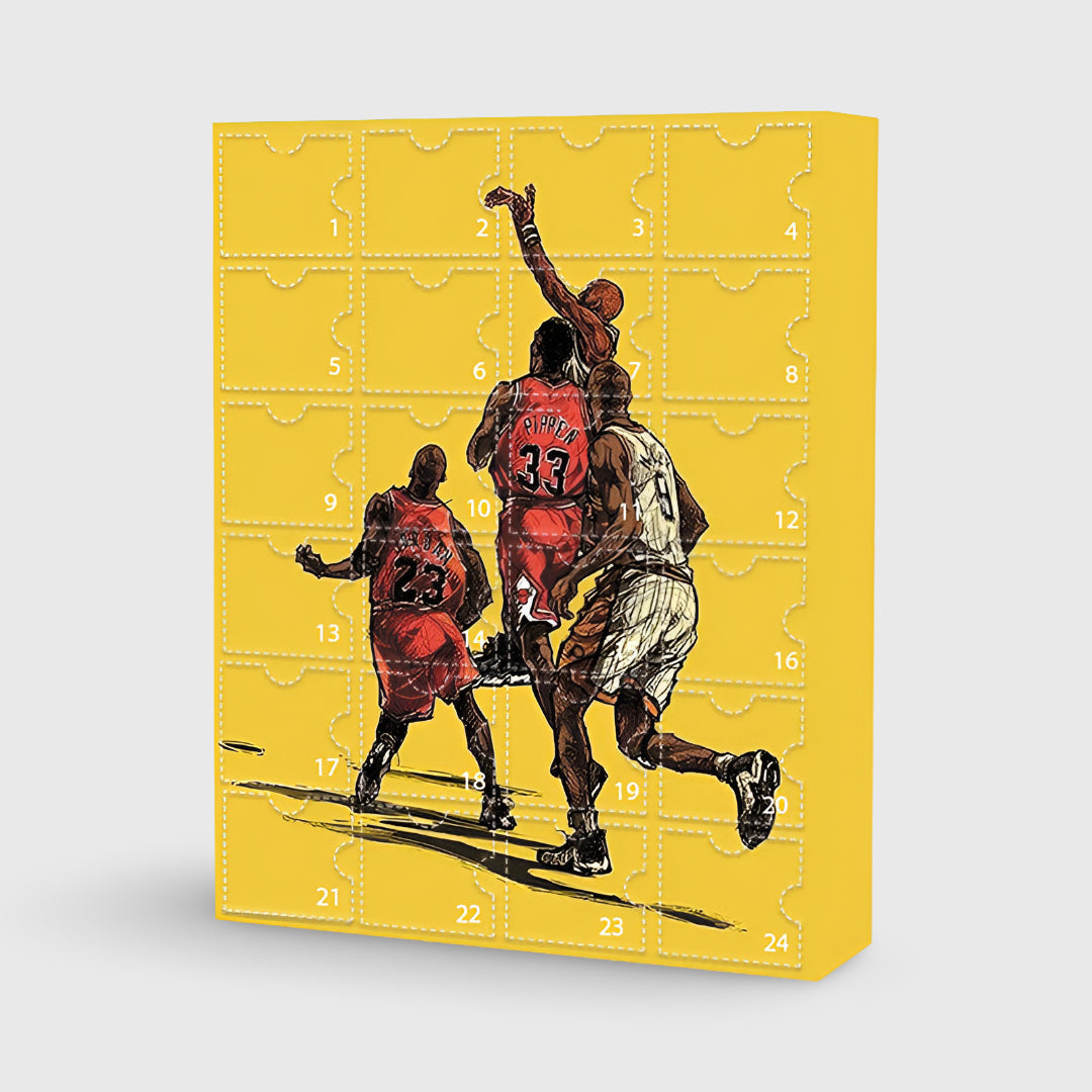 Basketball Adventskalender Geschenkbox | Türchen mit Sammelfiguren | Fan Geschenkidee zum Sammeln und Verschenken 1