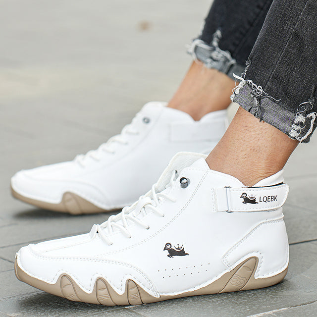 SoleComfort™ - Ultra-bequemer Rutschfester Barfußschuh aus echtem Leder