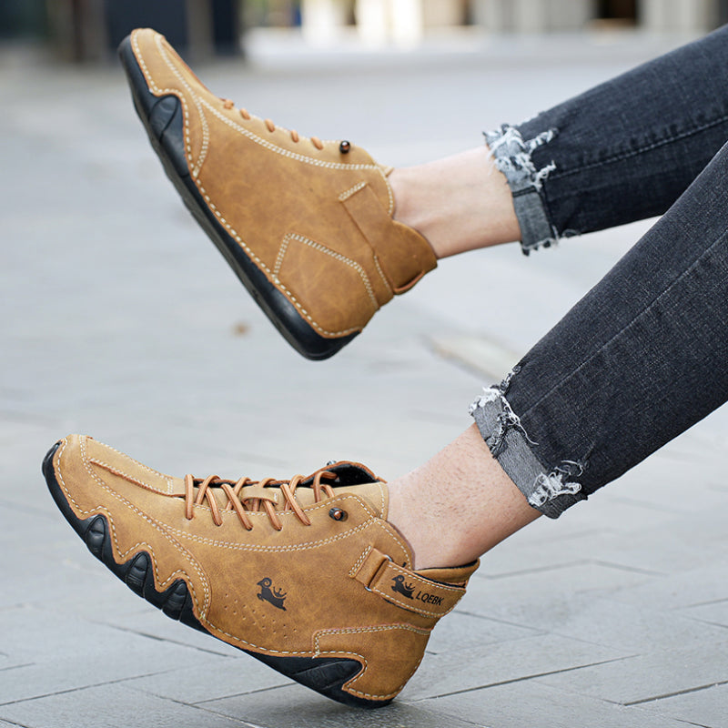SoleComfort™ - Ultra-bequemer Rutschfester Barfußschuh aus echtem Leder