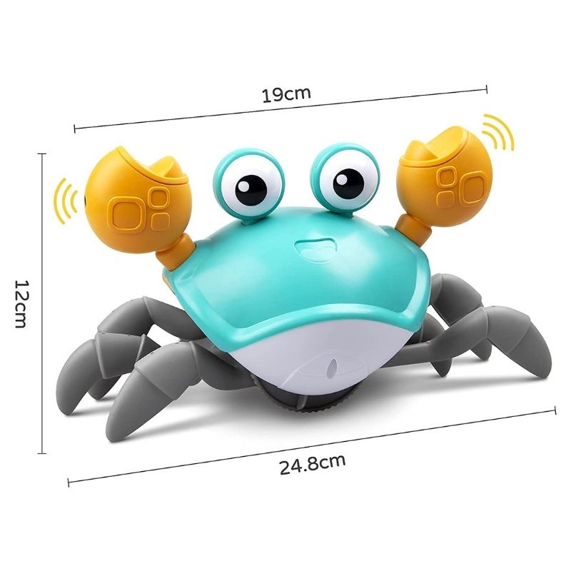 Mr. Crab™ - Lustiges & Interaktives Krabbeltier für die Bauchzeit