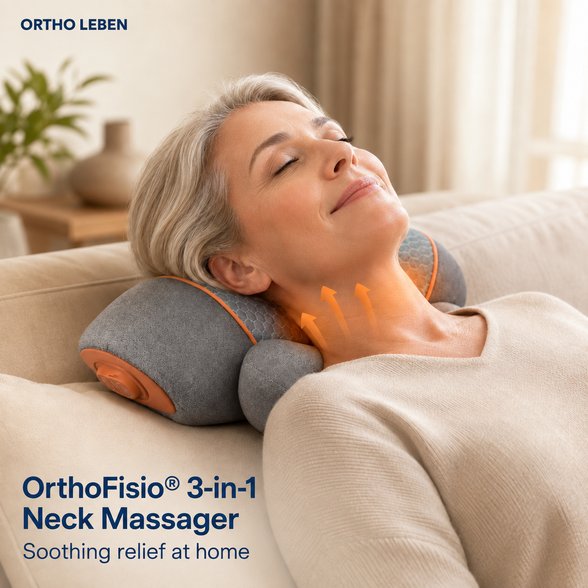 Nackenmassagegerät 3 in 1 OrthoLeben | Handliches Design für den Nacken | Ideal für Entspannung nach langen Tagen 4