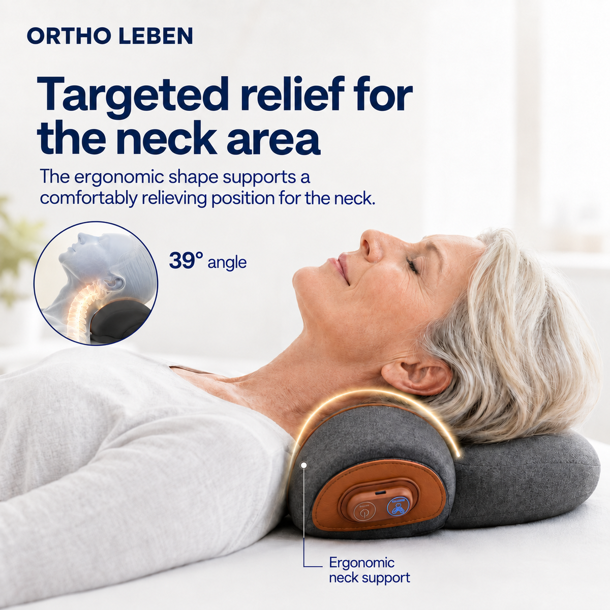 Nackenmassagegerät 3 in 1 OrthoLeben | Handliches Design für den Nacken | Ideal für Entspannung nach langen Tagen 5