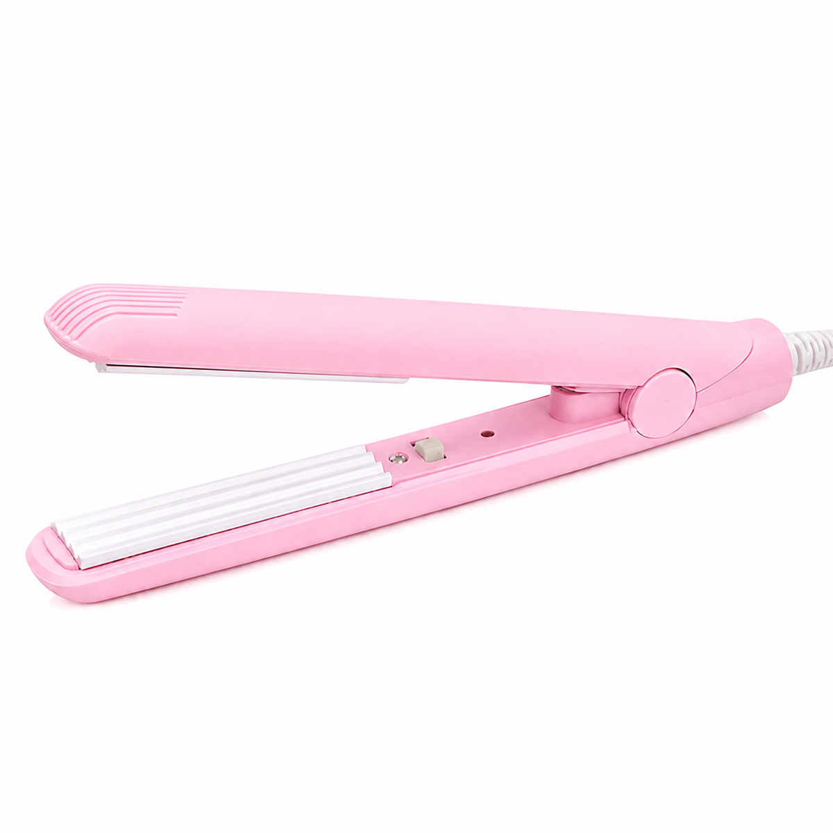 Mini-Lockenstab & Glätteisen 2-in-1 aus Keramik | 190°C konstante Temperatur, Reisegröße 16,5 cm | Für Locken & glattes Haar 6