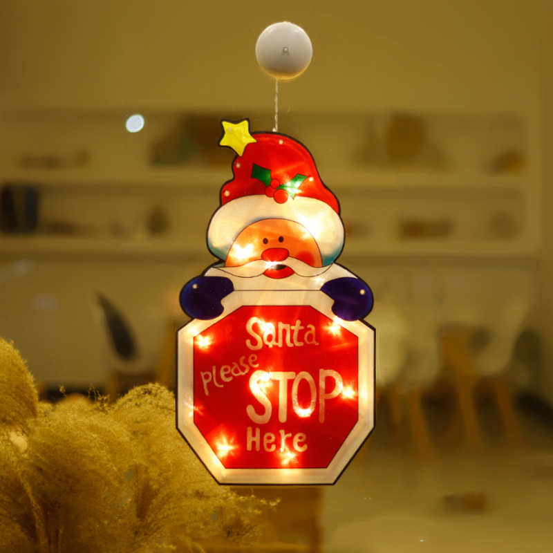 Weihnachts-Lichterkette Silhouette Batteriebetrieben Warmweiß 19