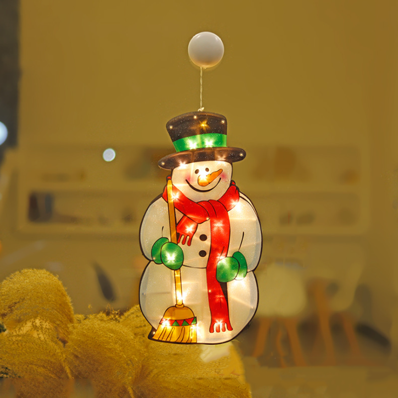Weihnachts-Lichterkette Silhouette Batteriebetrieben Warmweiß 22