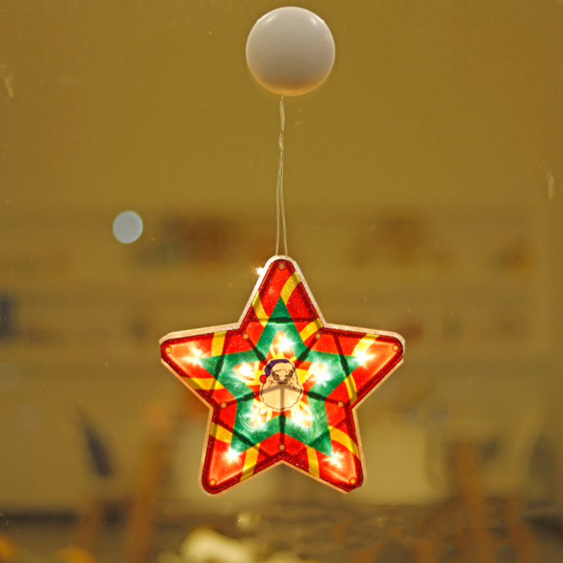 Weihnachts-Lichterkette Silhouette Batteriebetrieben Warmweiß 28