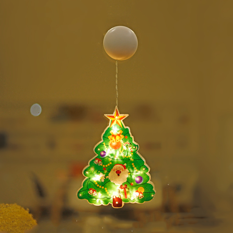 Weihnachts-Lichterkette Silhouette Batteriebetrieben Warmweiß 26
