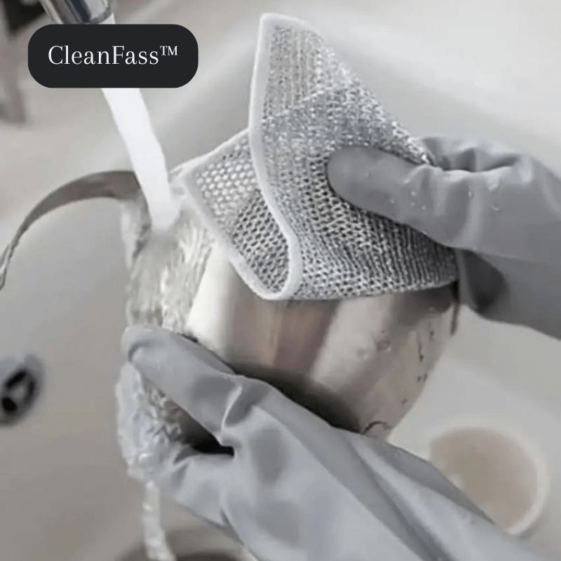 CleanFass™ Set - Doppelwäscher aus Edelstahl (10 Stück)