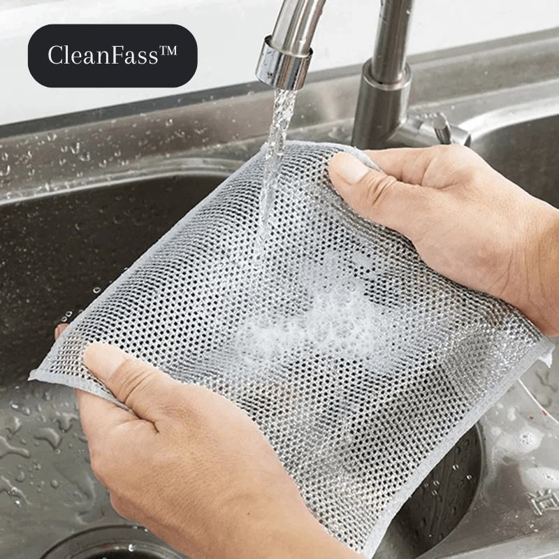 CleanFass™ Set - Doppelwäscher aus Edelstahl (10 Stück)