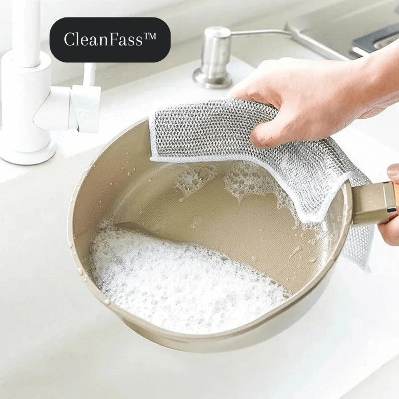 CleanFass™ Set - Doppelwäscher aus Edelstahl (10 Stück)
