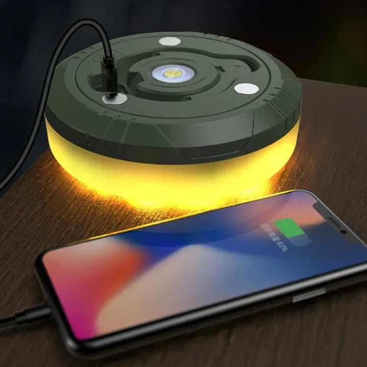LED-Lichterkette 10 m mit 100 LEDs | USB wiederaufladbar, IP65 wasserdicht | 8 Lichtmodi für Camping, Garten & Balkon 7