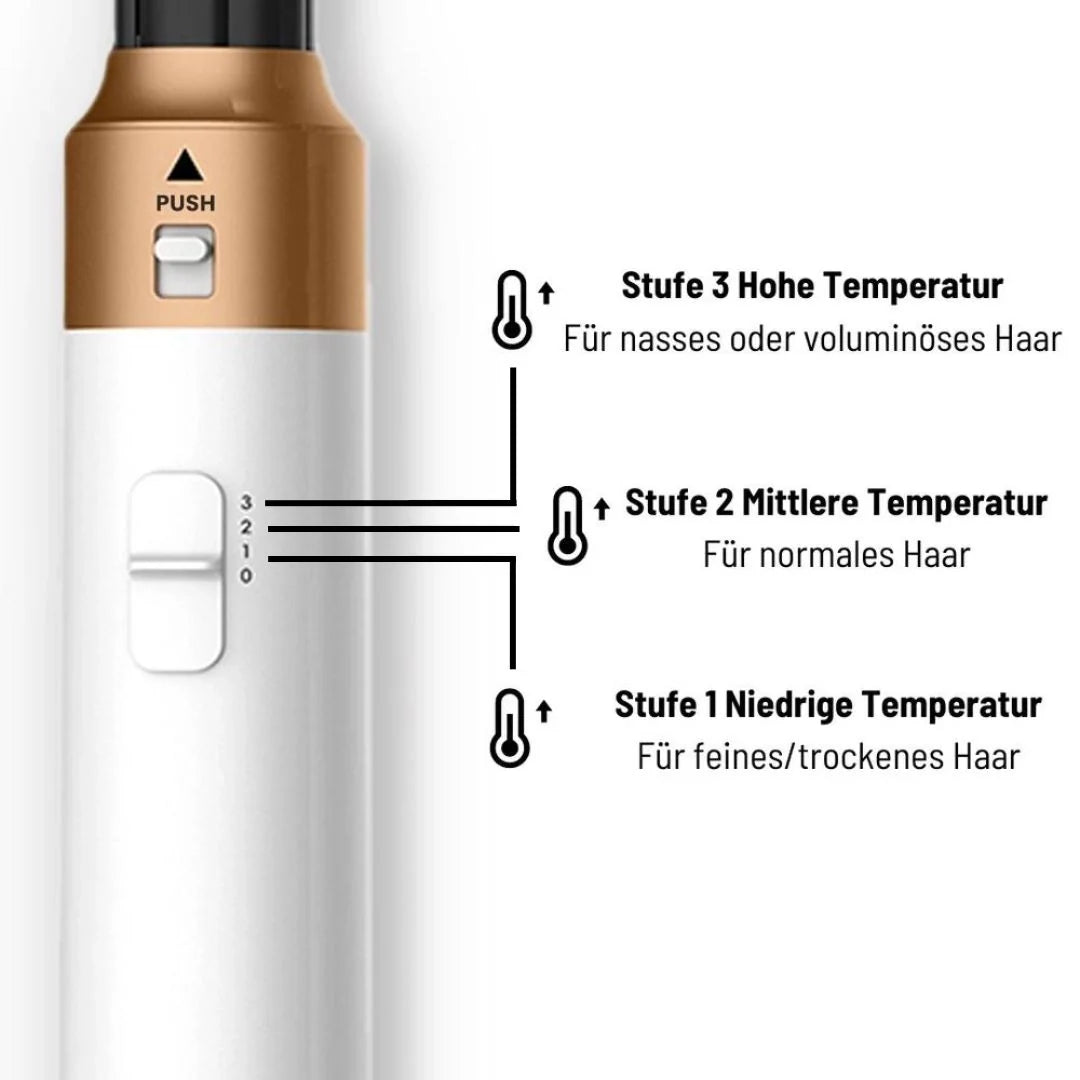 5-in-1-Warmluftstyler mit Coanda-Effekt | 5 Aufsätze für Locken, Glätten & Volumen | Schonendes Styling ohne Hitzeschäden 8