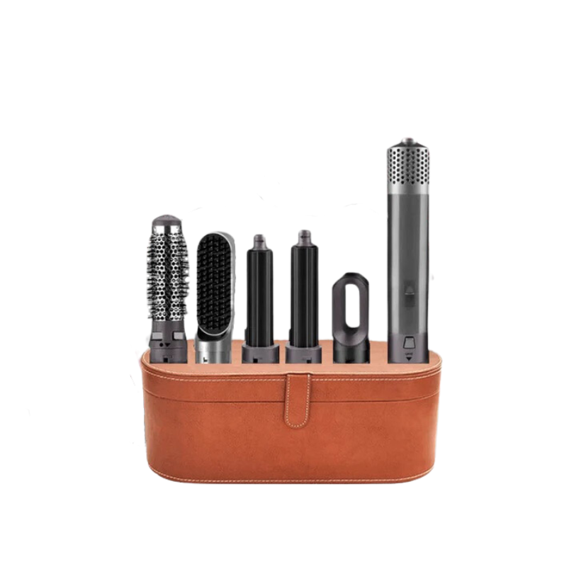 5-in-1 Haarstyling Set | Glätteisen, Lockenstab & Volumenbürste | Keramikbeschichtung, Schnelles Aufheizen, Kompakt & Leicht 8