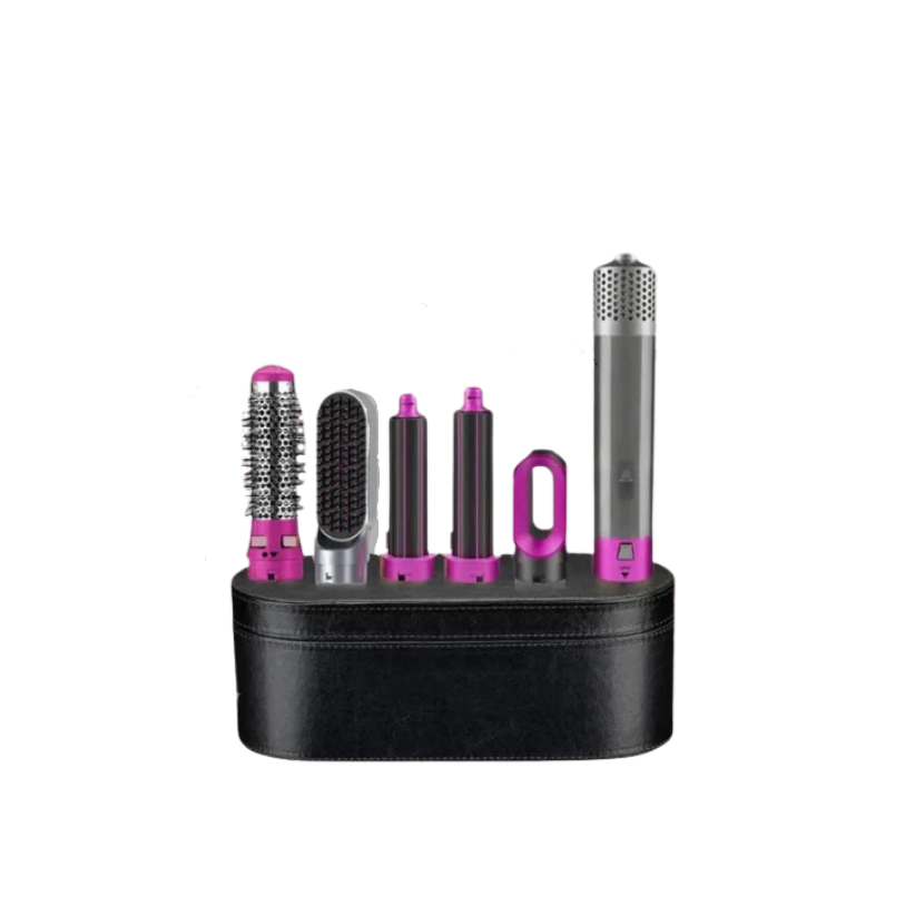 5-in-1 Haarstyling Set | Glätteisen, Lockenstab & Volumenbürste | Keramikbeschichtung, Schnelles Aufheizen, Kompakt & Leicht 6