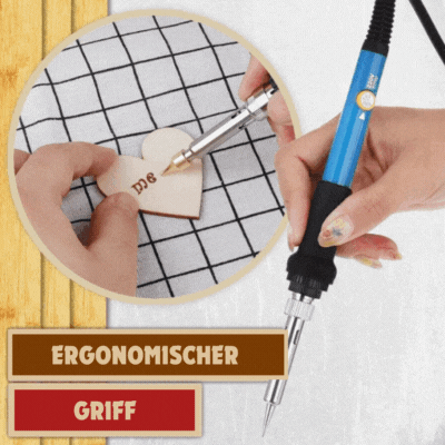 PyroCraft Pro™ - Pyrographie-Bausatz - Heute mit 28 Anhängen gratis!