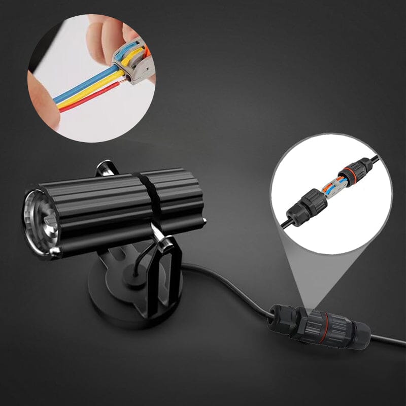 Wasserdichter Kabelverbinder Kunststoff | 0,08–4 mm² Querschnitt, Steckbar | Schützt Außenkabel vor Feuchtigkeit und Kurzschluss 12