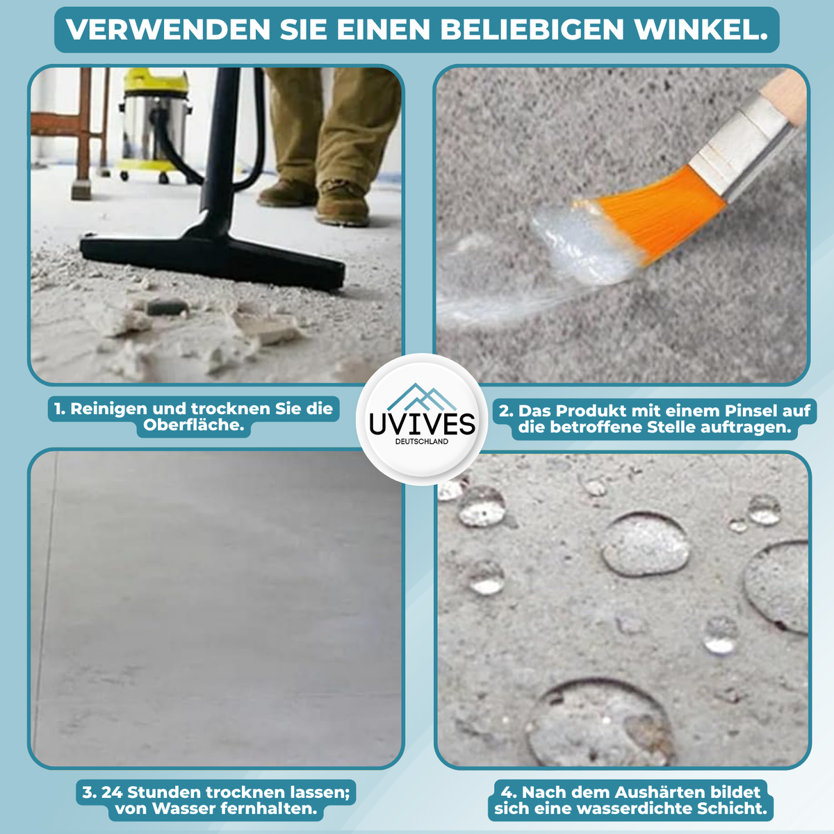 Flüssige Dichtmasse 2 x 30 g | Wasserdicht & Temperaturbeständig | Dichtet Risse, Löcher und Lecks dauerhaft ab 5