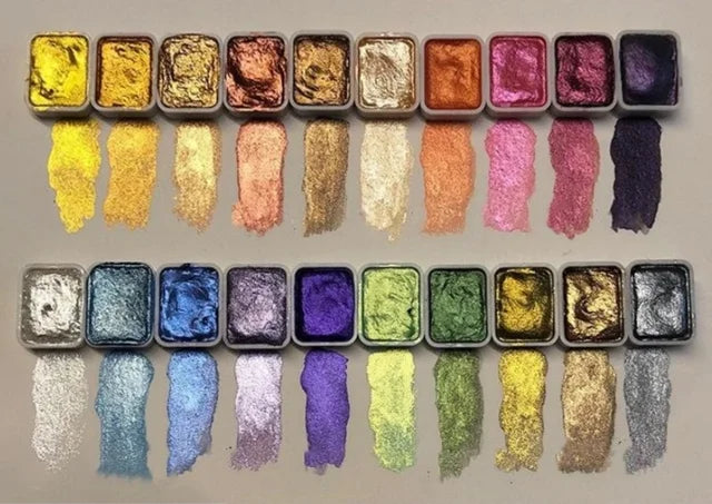 PearlScent™ - Pulver Mineral Perlenpigment Kunst Aquarell