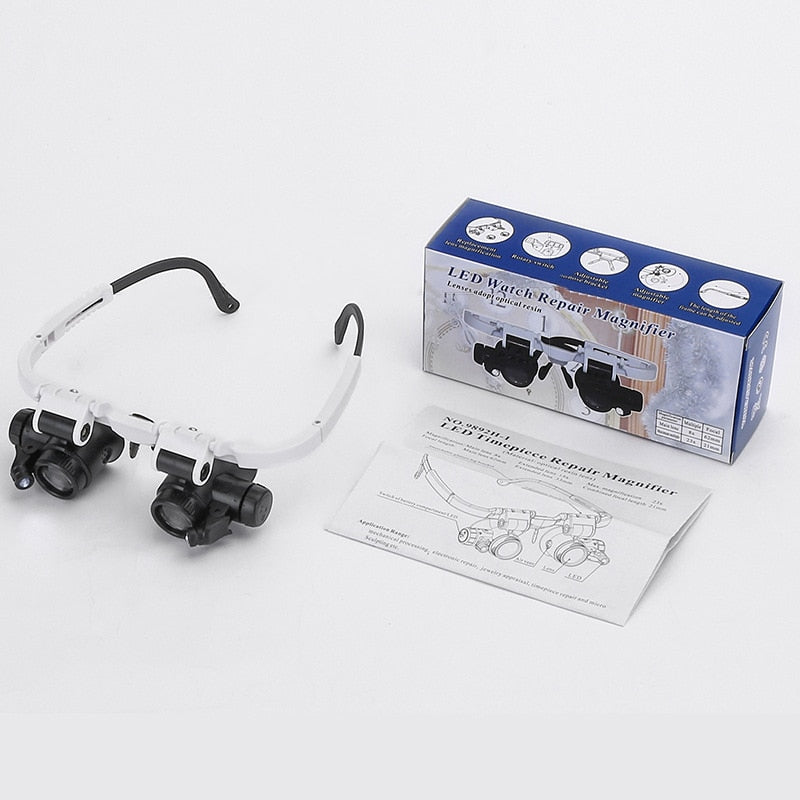 Professional Magnifying Glasses LED Illuminated 3-Level Magnification - Product detail 5