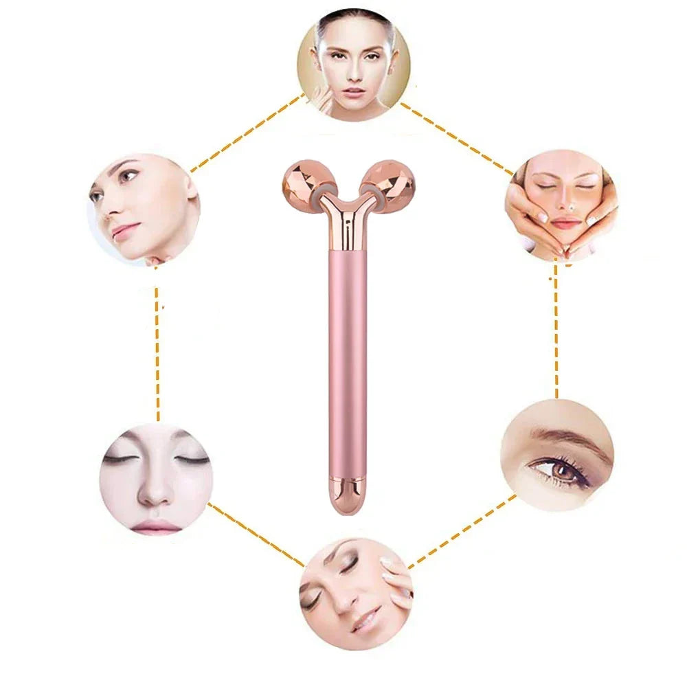 3D Facial Massage Roller Professional Skin Sculpting Tool - Detailed view