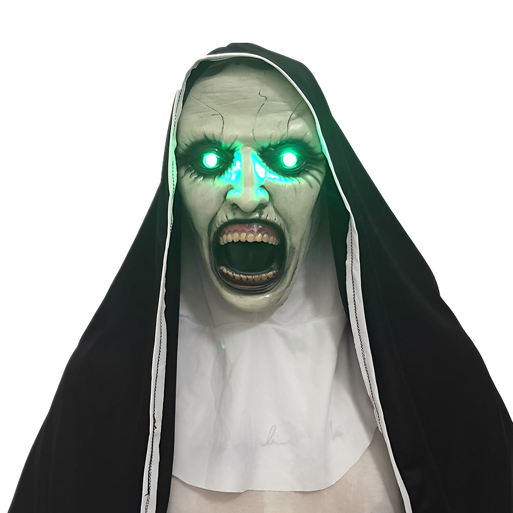 Latex-Vollkopfmaske für Halloween | Mehrere Charakterstile, beweglicher Mund | 100% Naturlatex, atmungsaktiv und elastisch 29